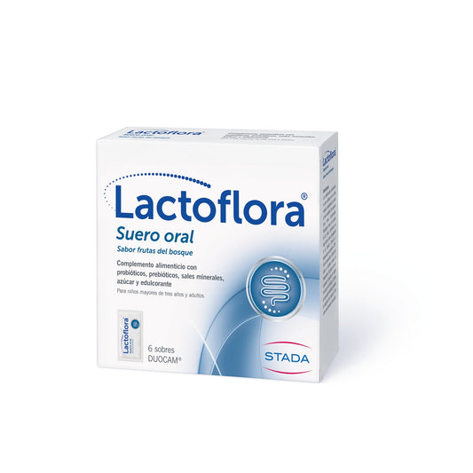Lactoflora Suero Oral Sabor Frutas del Bosque 6 sobres