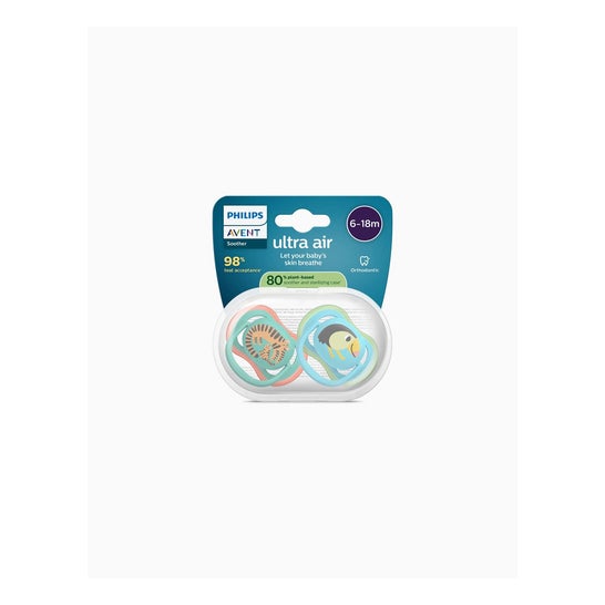 Philips Avent Ultra Air Deco 6-18M Tucán Leopard 2uds