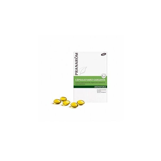 Pranarôm Aromaforce Cápsulas Nariz-Garganta BIO 30caps