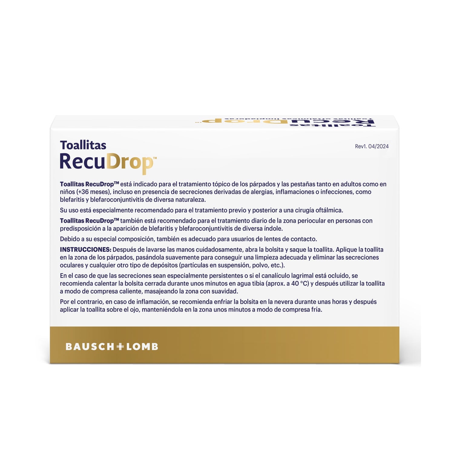 RecuDrop Toallitas monodosis 20 unidades