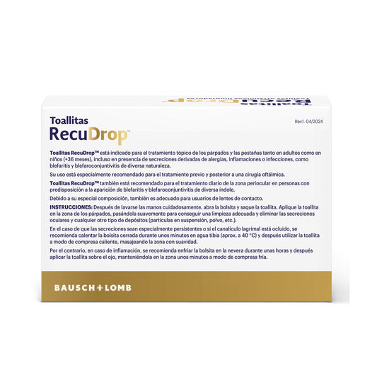 RecuDrop Toallitas monodosis 20 unidades