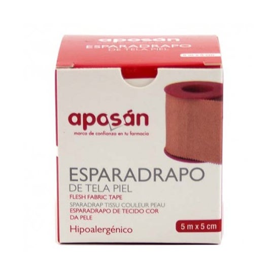 Aposan Esparadrapo de Tela Piel 5 Mx5 cm 1 ud