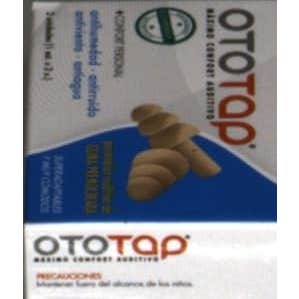 OtoTap tapones oídos goma premoldeada 2uds