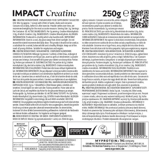 Myprotein impact Creatina 250g