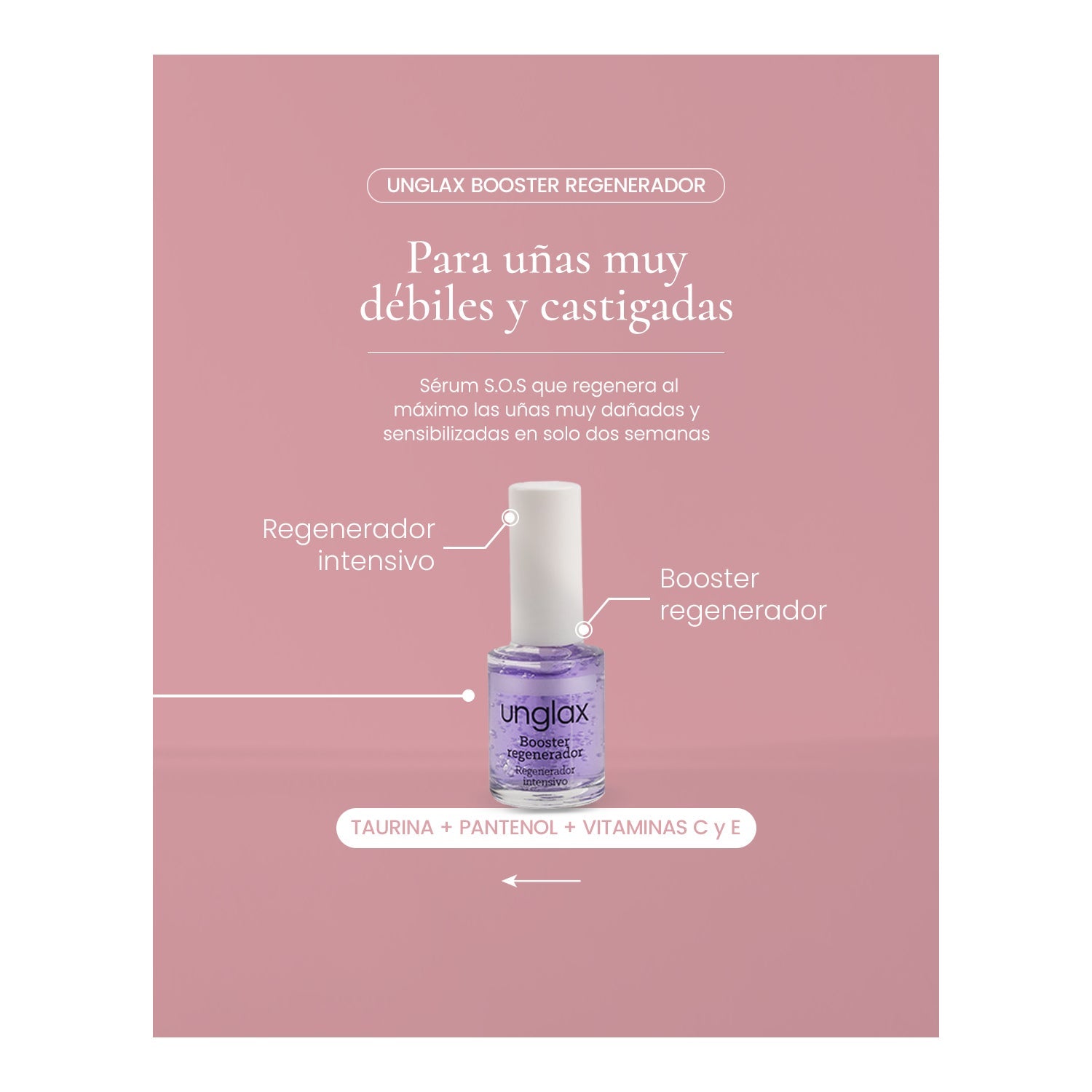 Unglax Booster Regenerador Uñas 10ml