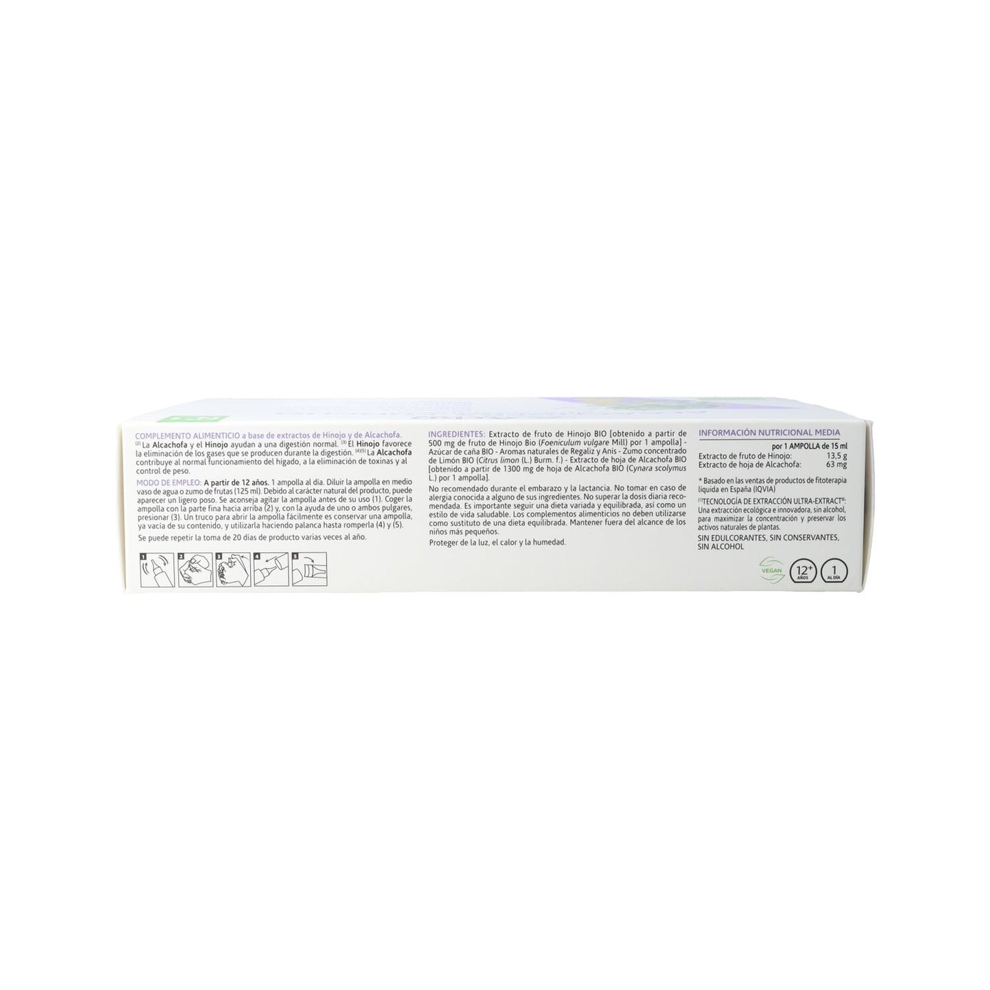 Arkopharma Arkofluido Alcachofa - Hinojo Ultraconcentrado 20ampollas