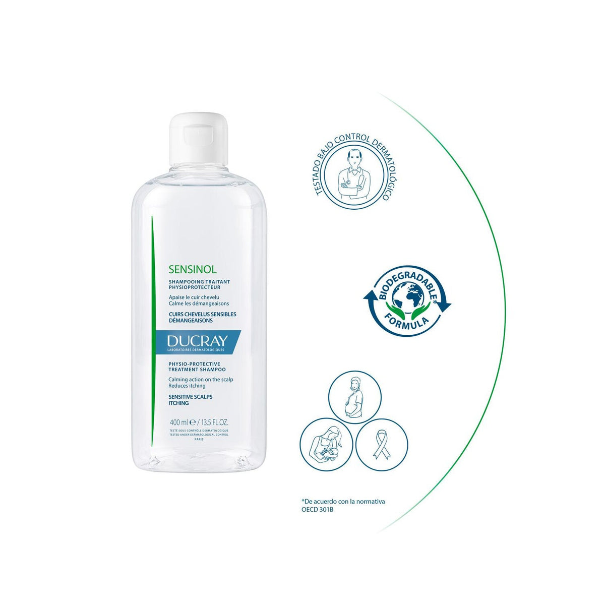 Ducray Sensinol Champú Tratante 400ml