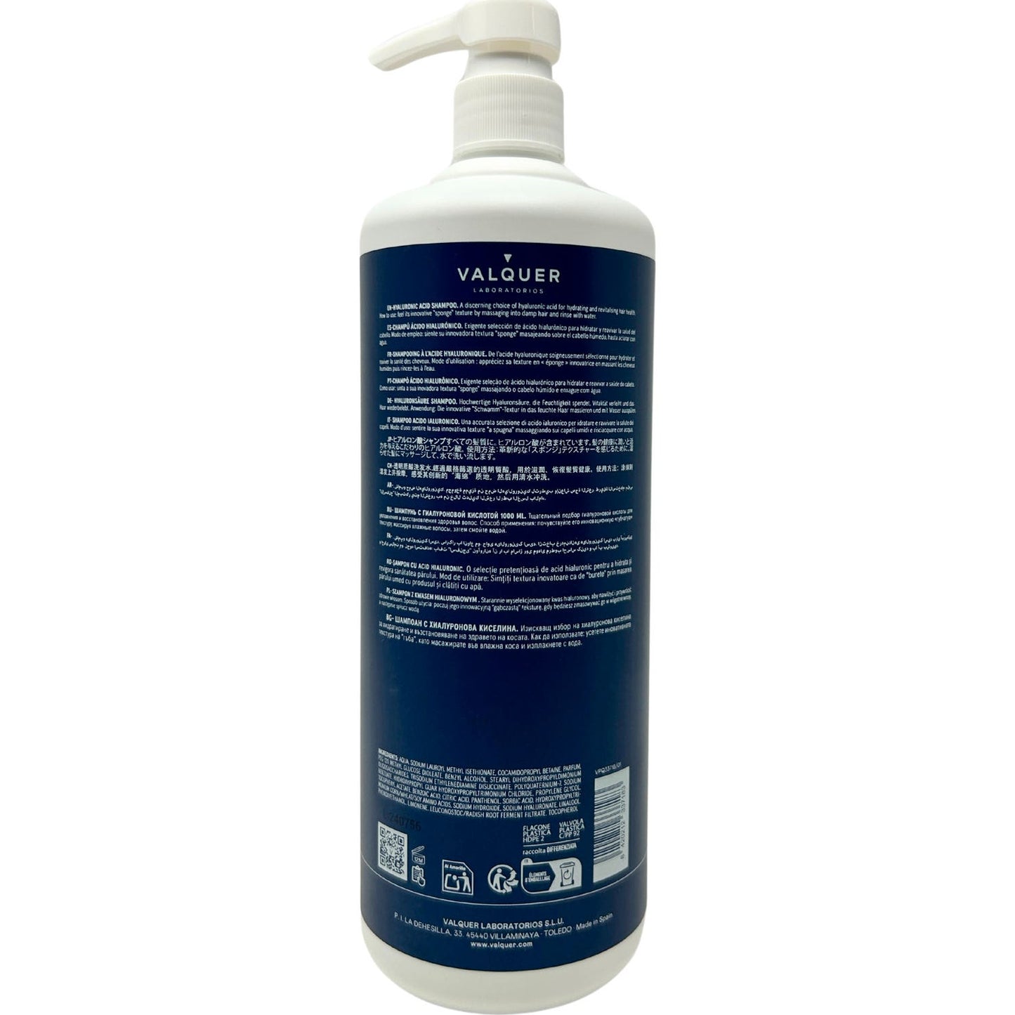Valquer Champú Ácido Hialurónico 1000ml