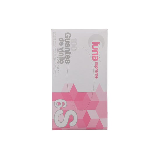 Omare Luna Guantes Vinilo sin Polvo Talla S 100 uds