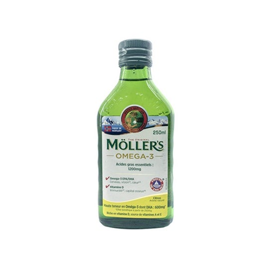 Moller's Hle Cod Liver Lemon 250 ml
