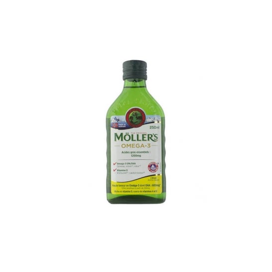 Moller's Hle Cod Liver Lemon 250 ml