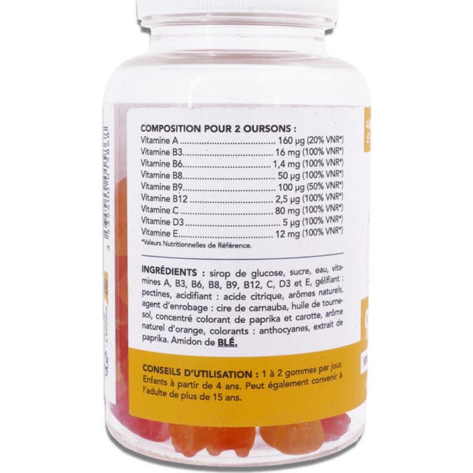 Nat&Form Junior 9 Vitaminas 60 Encías