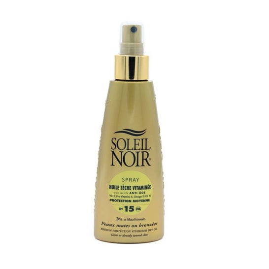 Soleil Noir Spray Aceite Seco Vitaminado SPF15 150ml