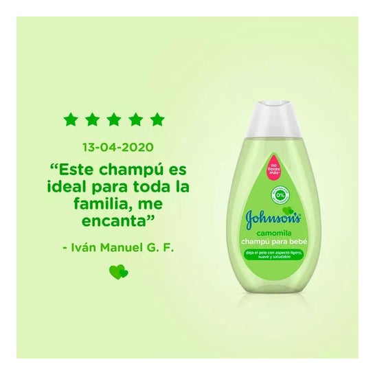 Johnson&Johnson Baby Champú Camomila 500ml