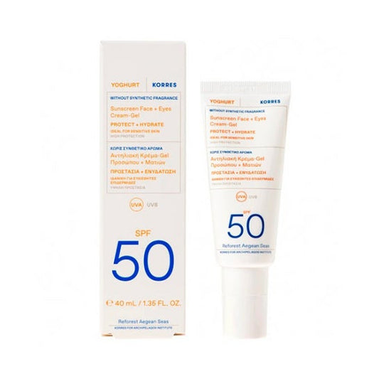 Korres Yogur Facial & Ojos Crema Gel SPF50 40ml