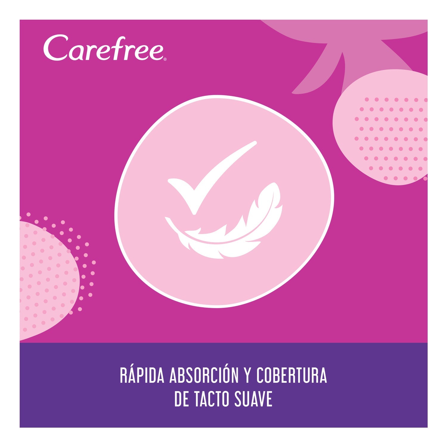 Carefree Plus Large Fragancia Fresca 36uds