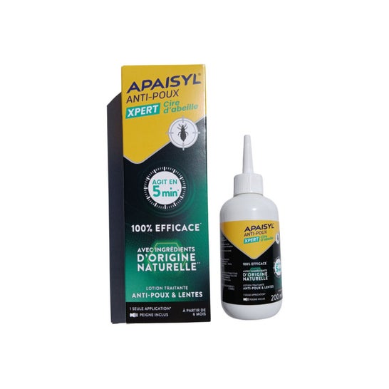 Apaisyl Anti-Piojos & Liendres Loción Xpert Cera Abejas 200 ml