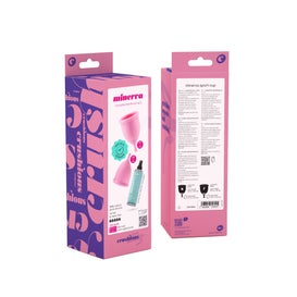 Crushious Set Copas Menstruales Minerva S+L + Bolsa + Limpiador