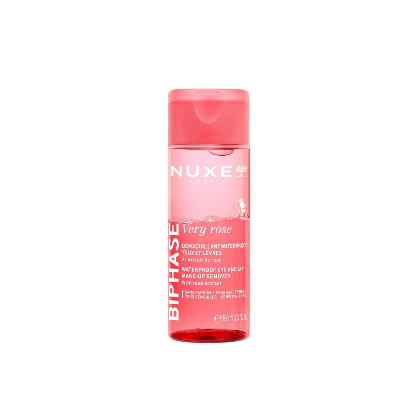 Nuxe Very Rose Desmaquillante Waterproof Ojos y Labios 100ml