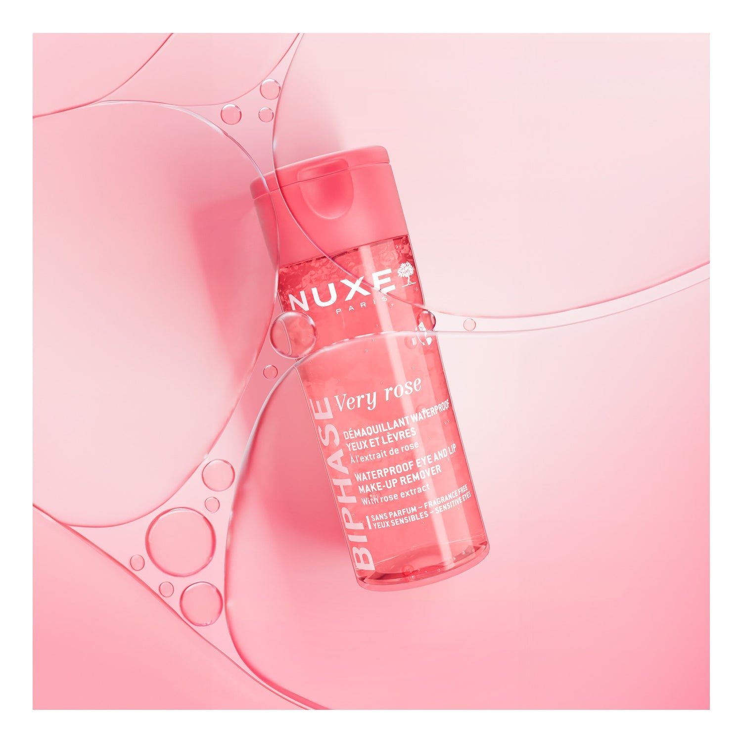 Nuxe Very Rose Desmaquillante Waterproof Ojos y Labios 100ml