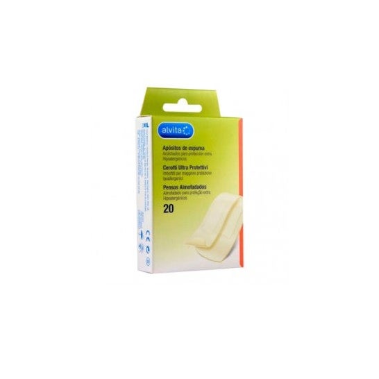 Alvita apósito adhesivo espuma 20uds
