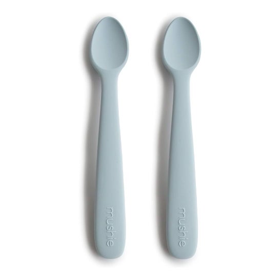 Mushie Pack Cuchara Powder Blue 2uds