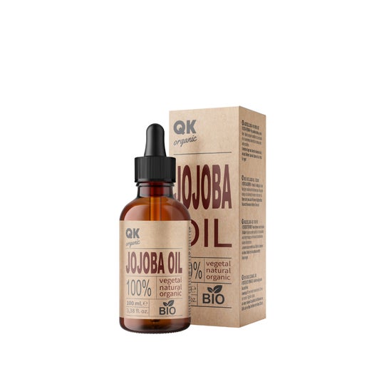 QKnatur Aceite de Jojoba 100% Puro Orgánico Vegano 100ml