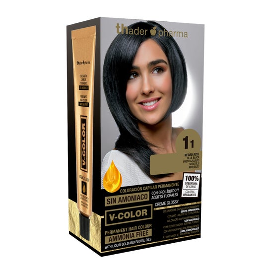 Thader Pharma Kit Tinte en casa V-Color Nº 1.1