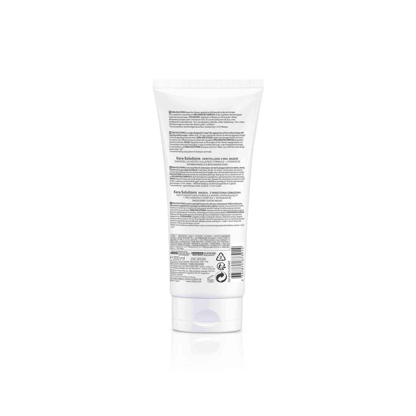 Vichy Dercos Technique Kera-Solutions Mascarilla Reparadora 200ml