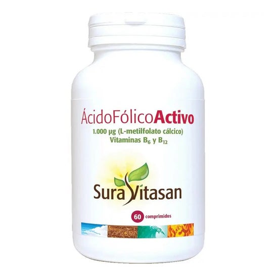 Sura Vitasan Ácido Fólico Activo 60caps