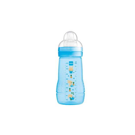 MAM Bottle Easy Active Baby Biberón Azul +2 M 270 ml