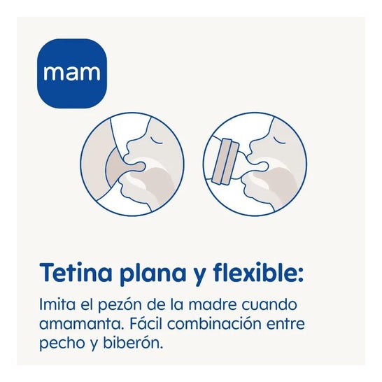 MAM Bottle Easy Active Baby Biberón Azul +2 M 270 ml