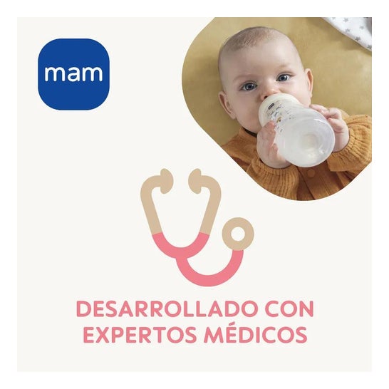MAM Bottle Easy Active Baby Biberón Azul +2 M 270 ml