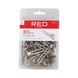 Red By Kiss Slide In 1 3/4" Hair Clips 80uds
