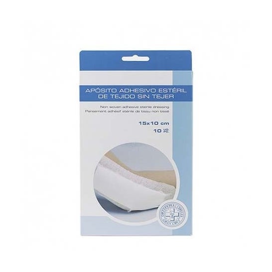 Gran Cruz Apósitos Adhesivos Tejido sin Tejer 15x10cm 10uds