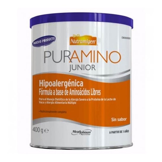 Nutramigen Puramino Junior Fórmula Hipoalergénica 400g