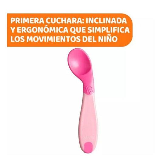 Chicco Cofre Comida +6M Rosa 4uds