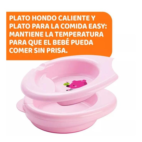 Chicco Cofre Comida +6M Rosa 4uds