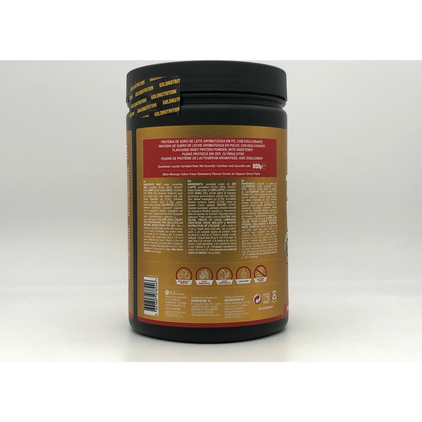 Gold Nutrition Total Whey Strawberry 800gr