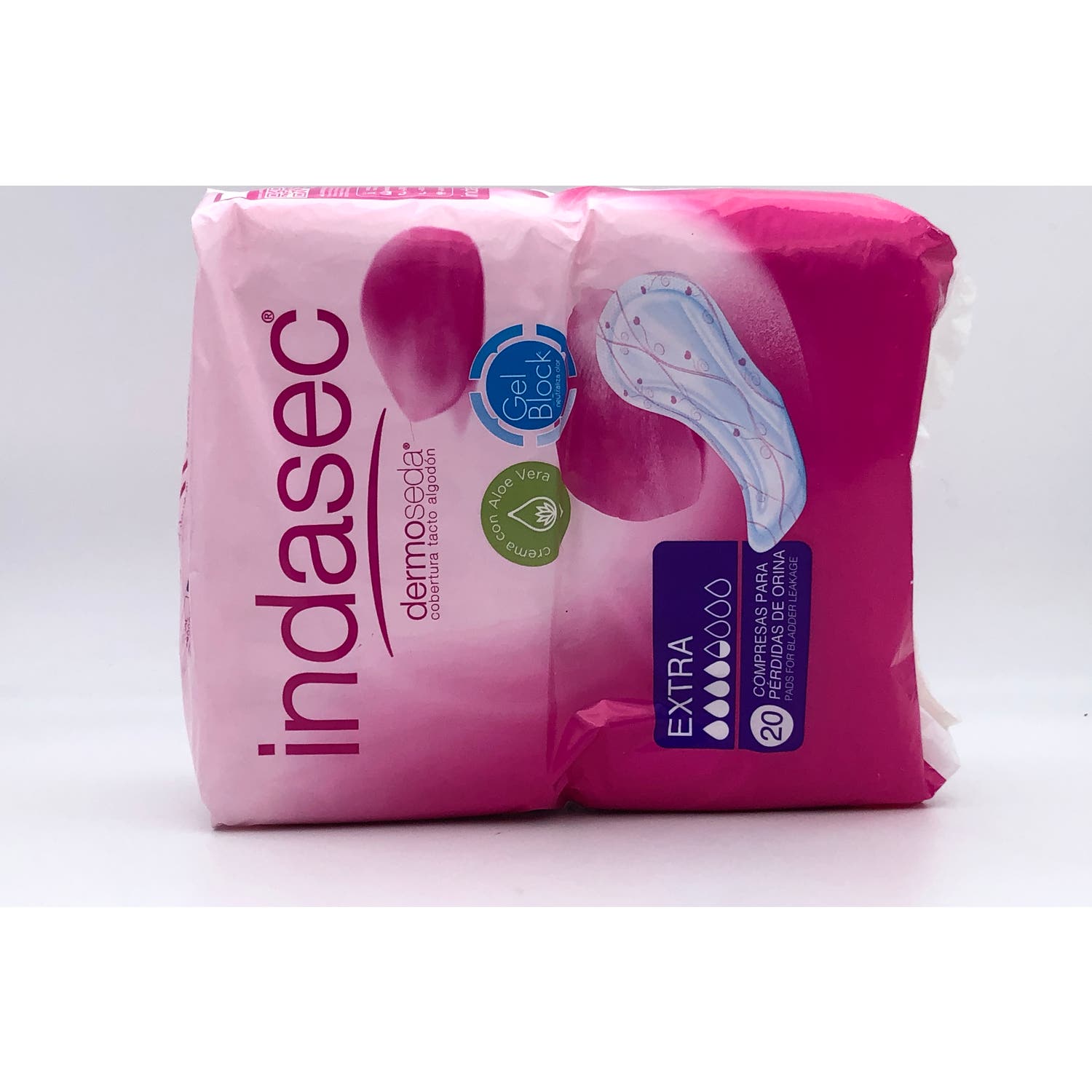 Indasec® Extra Compresa Perdidas Leves 20u