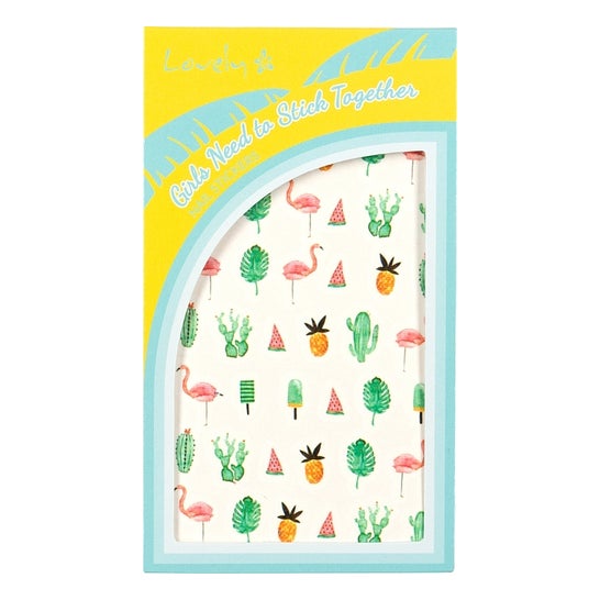 Lovely Girls Need To Stick Together Nail Stickers 4 uds