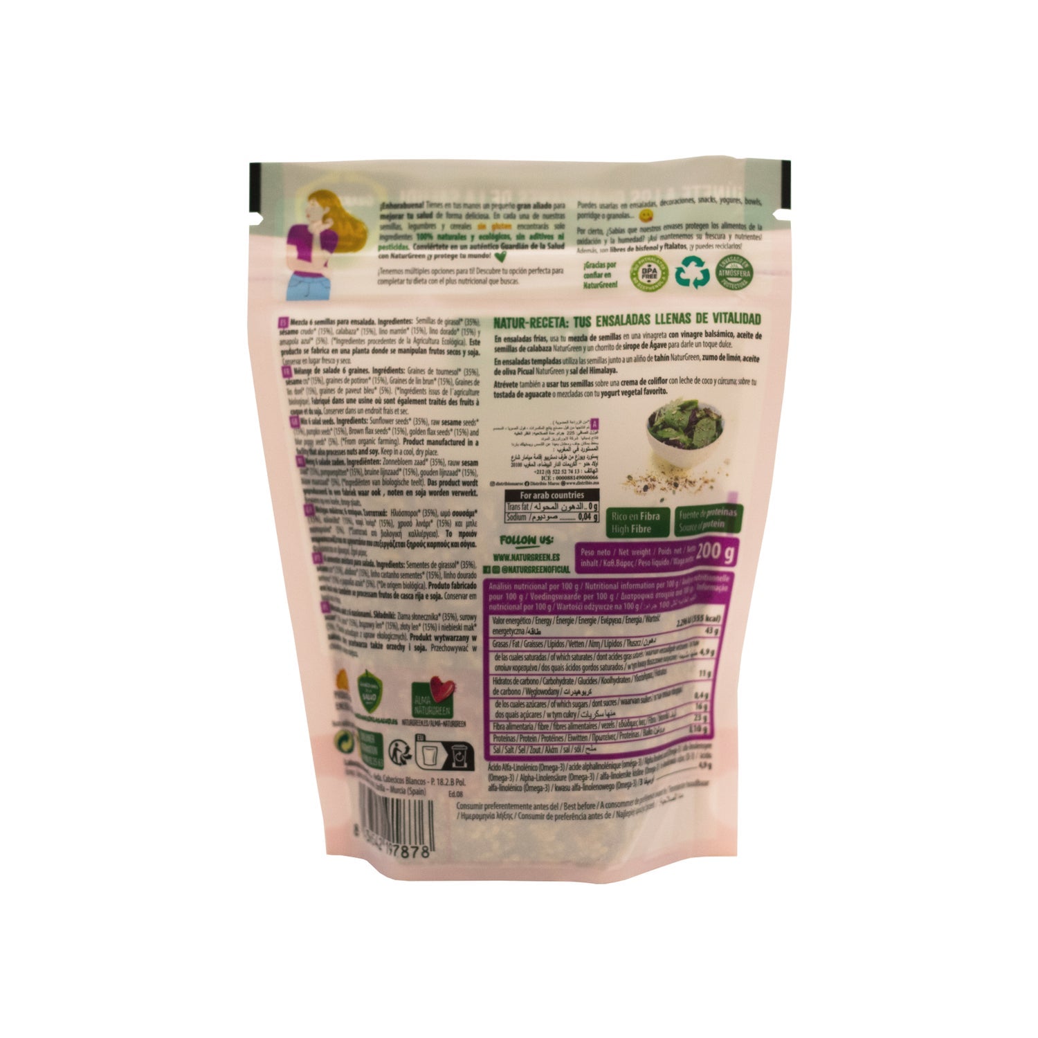 Naturgreen Mezcla 6 Semillas Ensalada 200g
