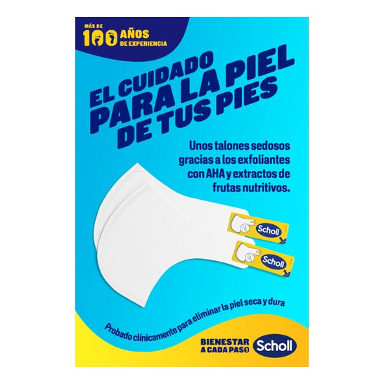 Scholl Mascarilla Exfoliante Talones 1 Par