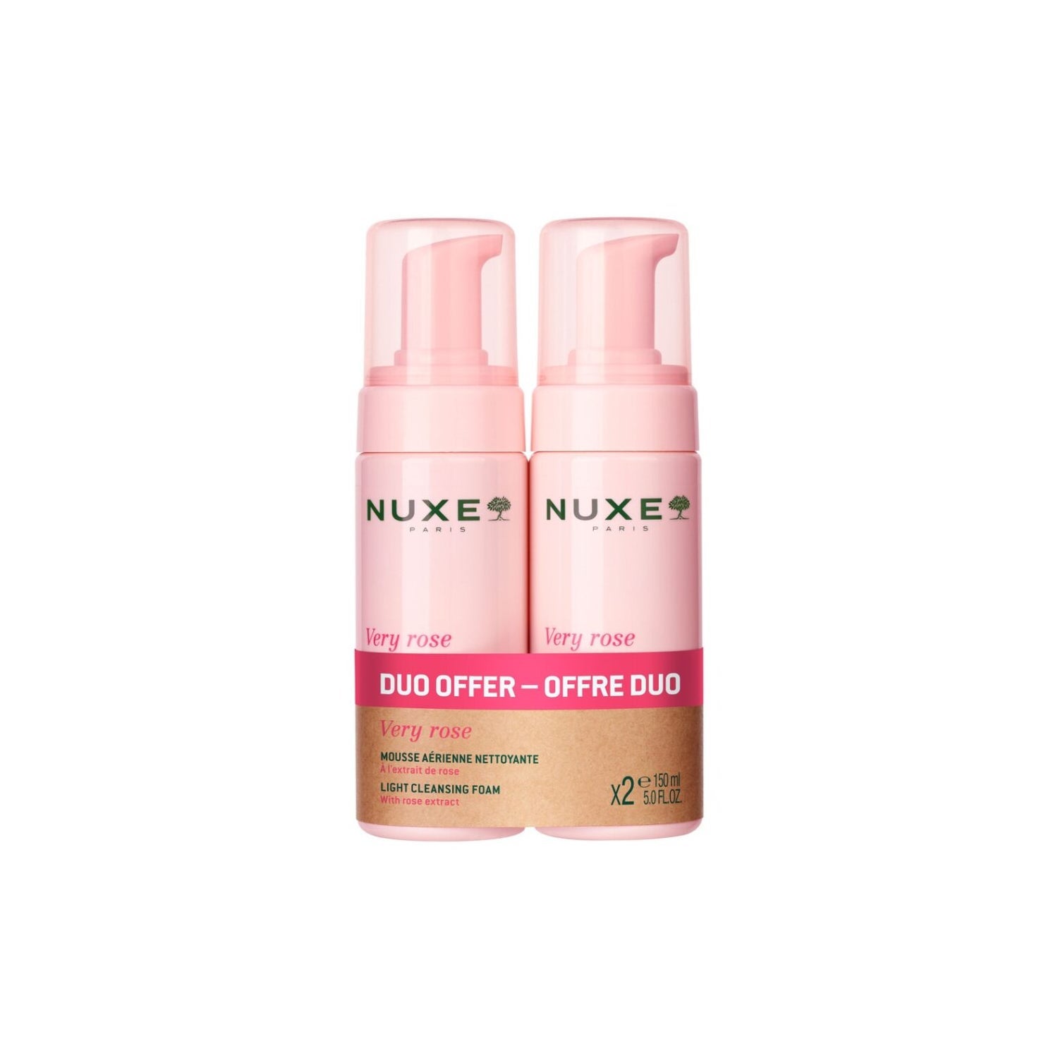 Nuxe Very Rose Espuma Micelar 2x150ml