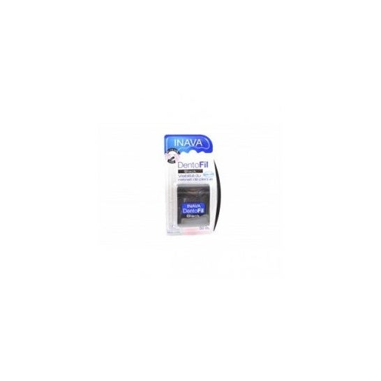 Inava Dentofil Negro 50 M Cera de Clorexidina