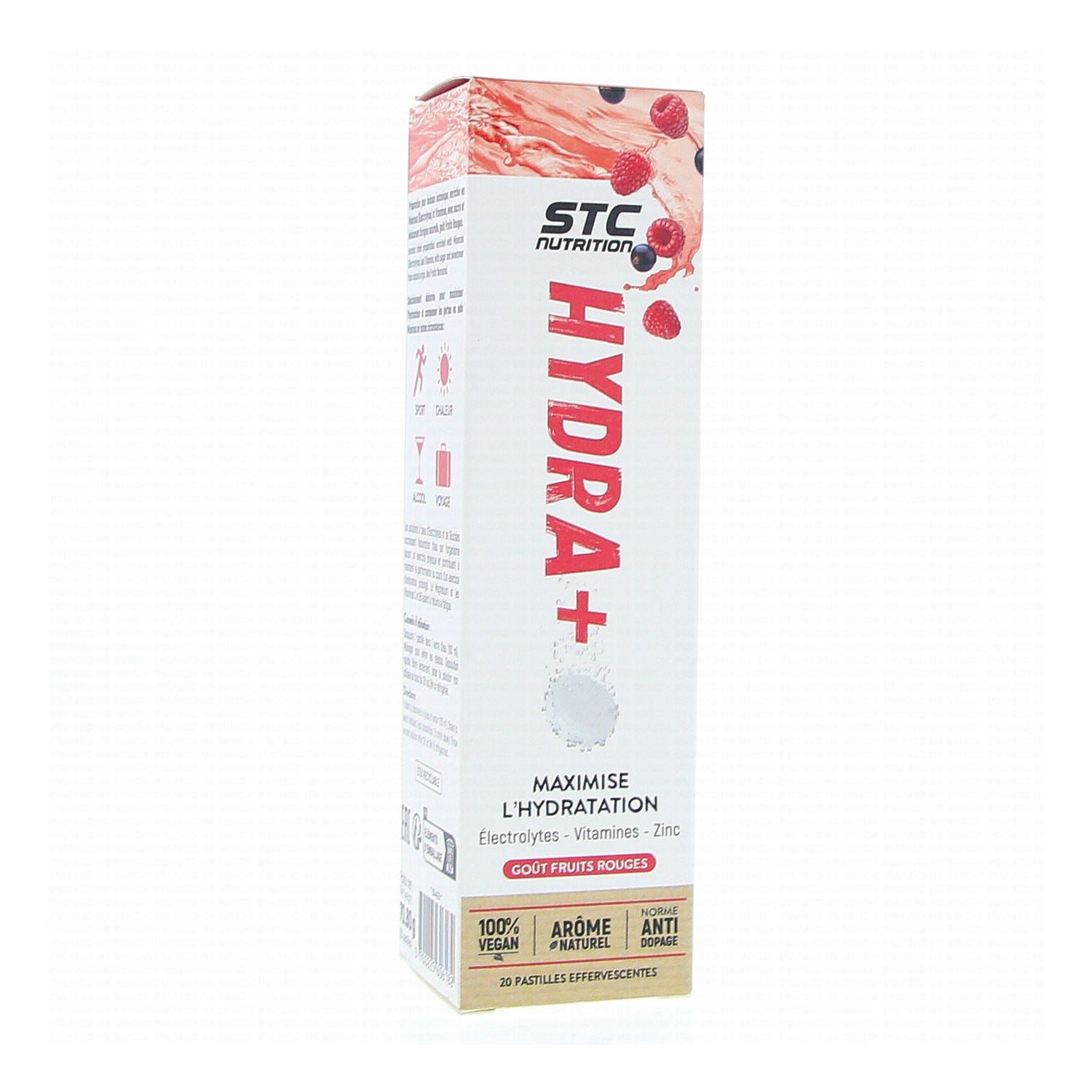 STC Nutrition Hydra+ Maximise Hydratation Frutos Rojos 20comp