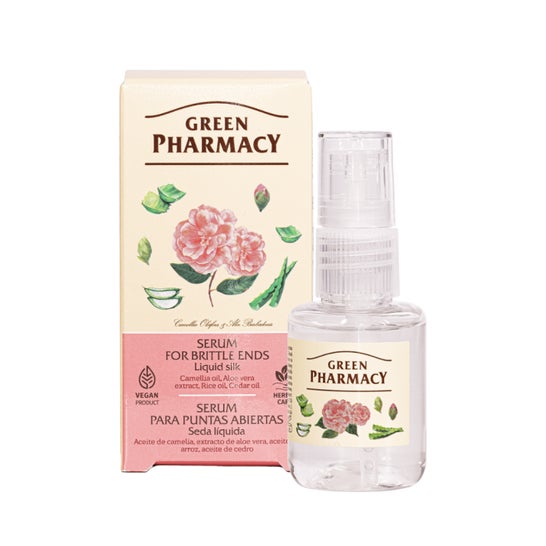 Green Pharmacy Seda Líquida Puntas Quebradizas 30ml