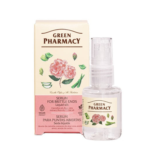 Green Pharmacy Seda Líquida Puntas Quebradizas 30ml