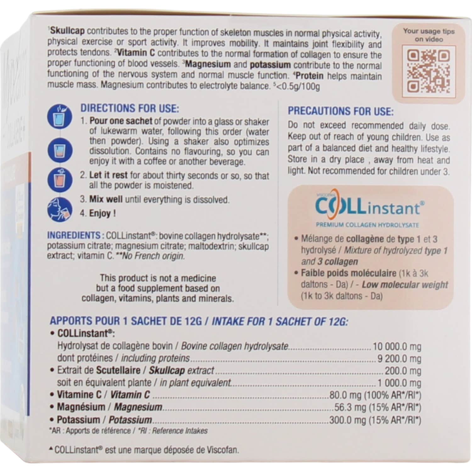 3C Pharma Myocalm Colágeno+ Fortalecimiento Muscular 30 Sobres