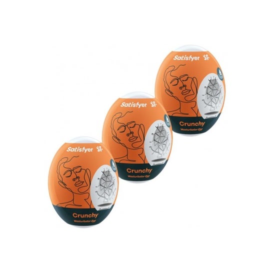 Satisfyer Chrunchy Huevo Masturbador 3uds